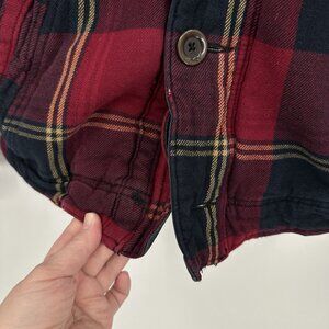 SOLD Shacket M Sherpa Collar Buffalo Plaid Flannel